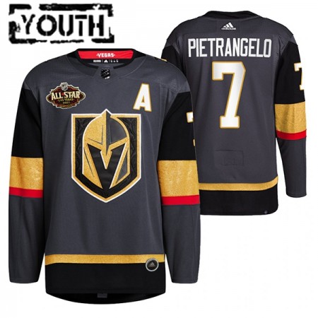 Vegas Golden Knights Alex Pietrangelo 7 2022 NHL All-Star Zwart Authentic Shirt - Kinderen